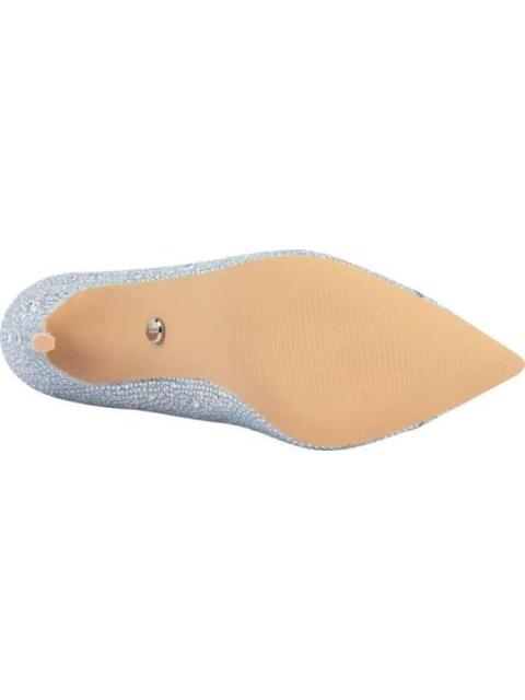 ZAPATILLA CON PEDRERIA PLATA THALIA SODI