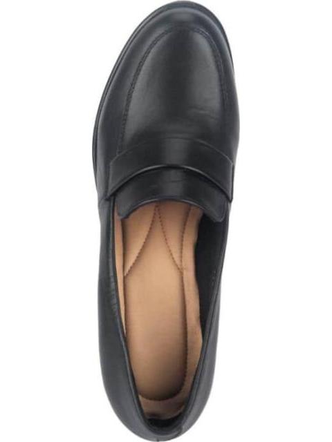 ZAPATILLA DE PIEL NEGRO VICENZA