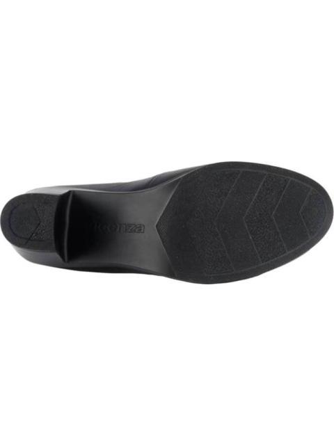 ZAPATILLA DE PIEL NEGRO VICENZA