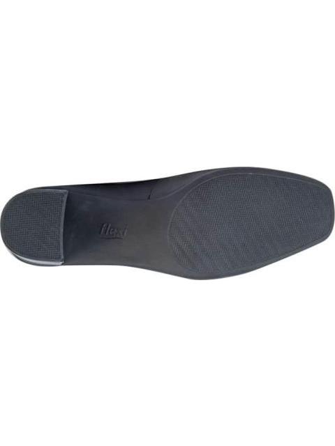 ZAPATILLA DE PIEL NEGRO FLEXI