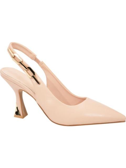ZAPATILLA DESTALONA TACON ASIMETRICO NUDE YAELI FASHION