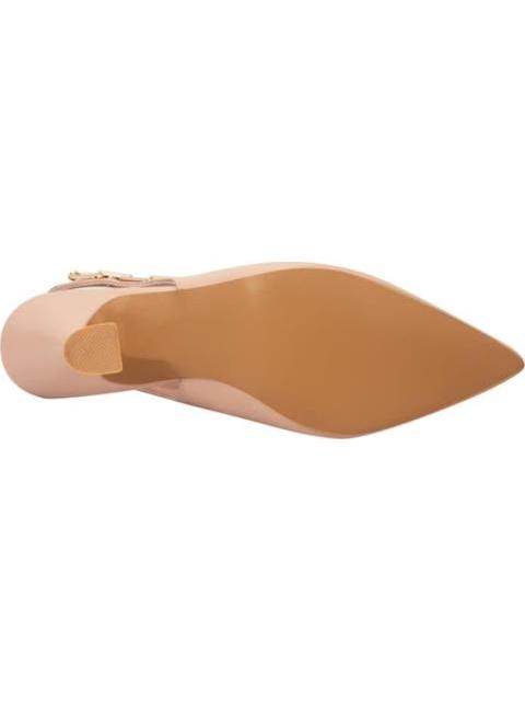 ZAPATILLA DESTALONA TACON ASIMETRICO NUDE YAELI FASHION