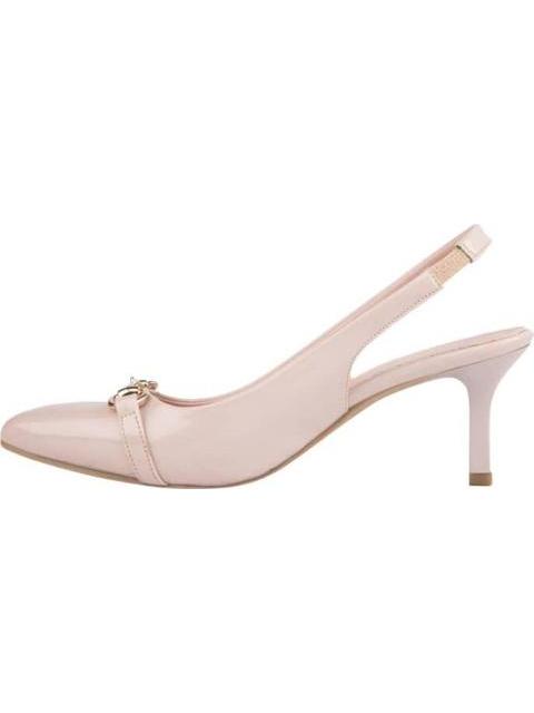 ZAPATILLA DESTALONADA CON HERRAJE NUDE YAELI FASHION