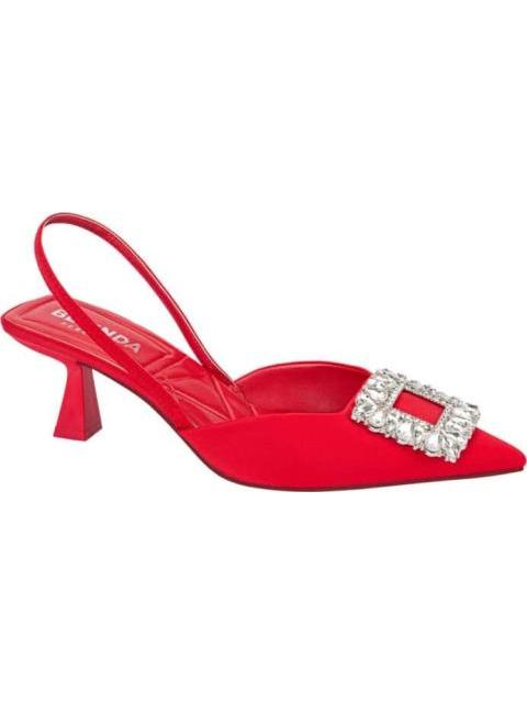 ZAPATILLA DESTALONADA CON HERRAJE ROJO BELINDA PEREGRIN