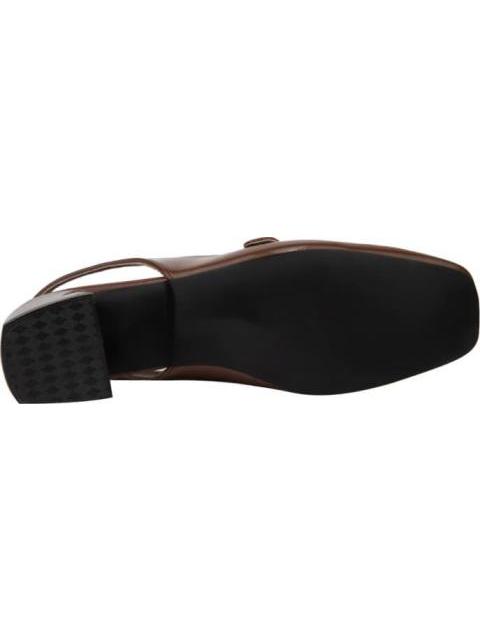 ZAPATILLA DESTALONADA CON LATIGO CAFE YAELI FASHION