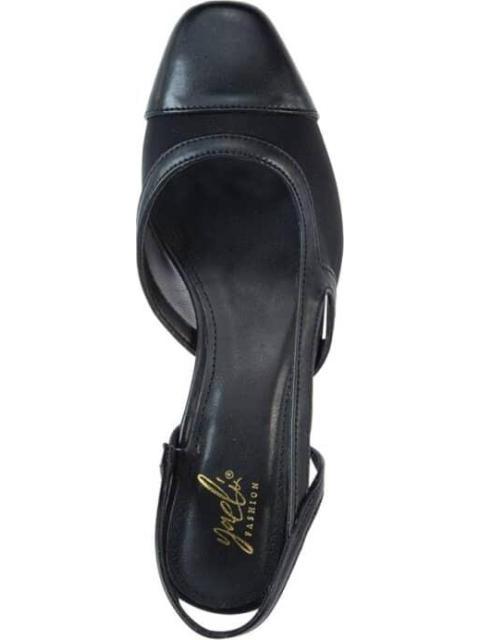 ZAPATILLA DESTALONADA CON MALLA NEGRO YAELI FASHION