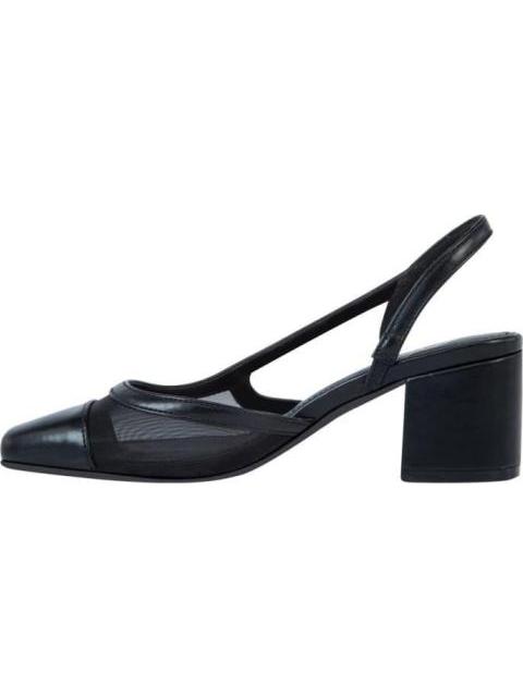 ZAPATILLA DESTALONADA CON MALLA NEGRO YAELI FASHION