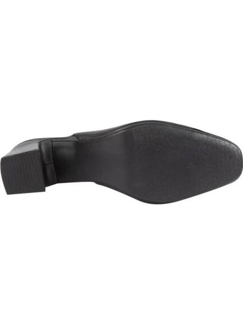 ZAPATILLA DESTALONADA DE PIEL NEGRO VICENZA