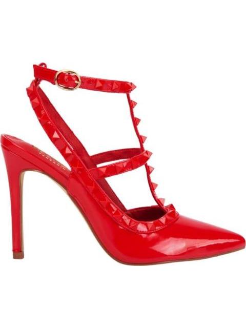 ZAPATILLA DESTALONADA ESTOPEROLES ROJO BELINDA PEREGRIN