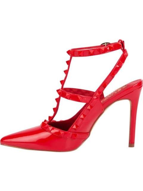 ZAPATILLA DESTALONADA ESTOPEROLES ROJO BELINDA PEREGRIN