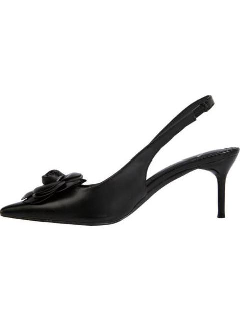 ZAPATILLA DESTALONADA FLOR NEGRO YAELI FASHION