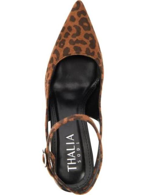 ZAPATILLA DESTALONADA LEOPARDO CAFE THALIA SODI