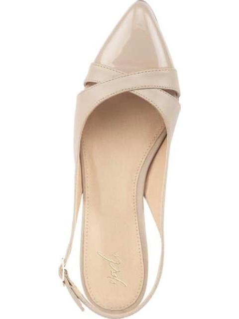 ZAPATILLA DESTALONADA LISA NUDE YAELI