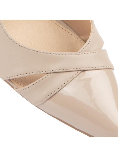 ZAPATILLA DESTALONADA LISA NUDE YAELI