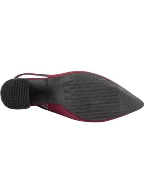 ZAPATILLA DESTALONADA LISA VINO YAELI