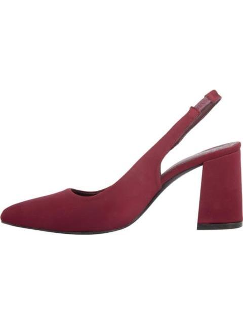ZAPATILLA DESTALONADA LISA VINO YAELI