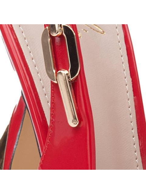 ZAPATILLA DESTALONADA PUNTAL ROJO YAELI FASHION