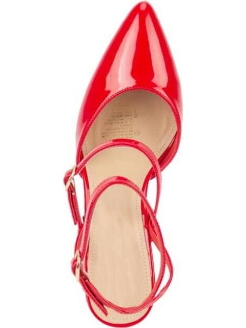 ZAPATILLA DESTALONADA TACON ALTO ROJO YAELI FASHION