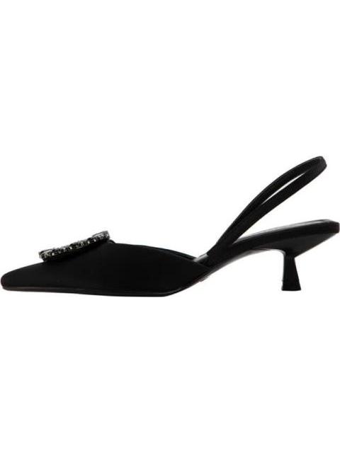 ZAPATILLA DESTALONADA TACON BAJO NEGRO BELINDA PEREGRIN