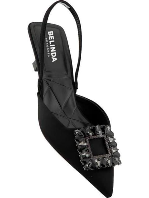 ZAPATILLA DESTALONADA TACON BAJO NEGRO BELINDA PEREGRIN