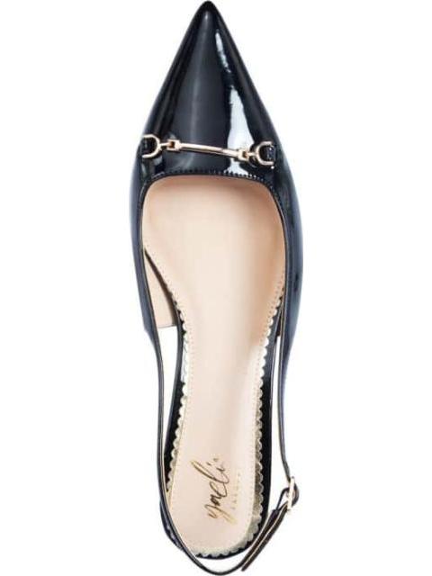 ZAPATILLA DESTALONADA TACON BAJO NEGRO YAELI FASHION
