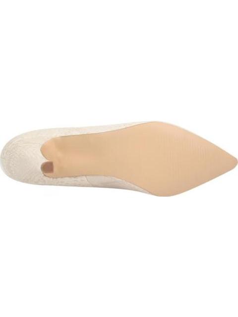 ZAPATILLA GRABADA TACON ALTO BEIGE/HUESO YAELI FASHION