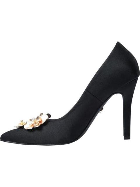 ZAPATILLA HERRAJE DE FLOR NEGRO THALIA SODI