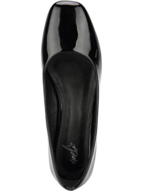 ZAPATILLA PUNTA CUADRADA NEGRO YAELI