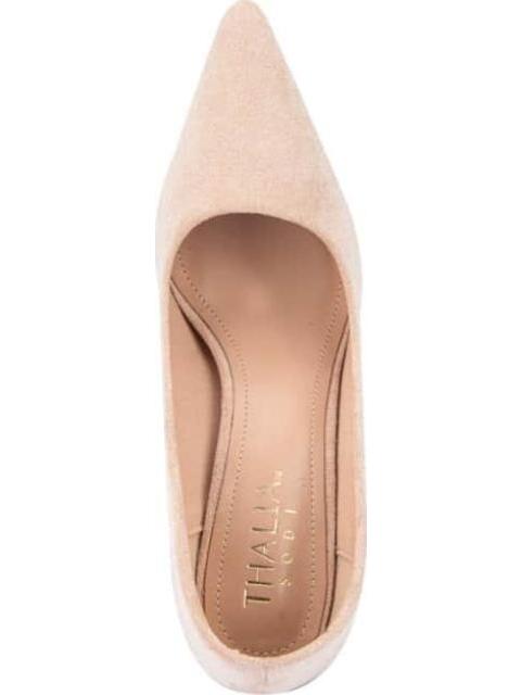 ZAPATILLA TACON ALTO ASIMETRICO NUDE THALIA SODI