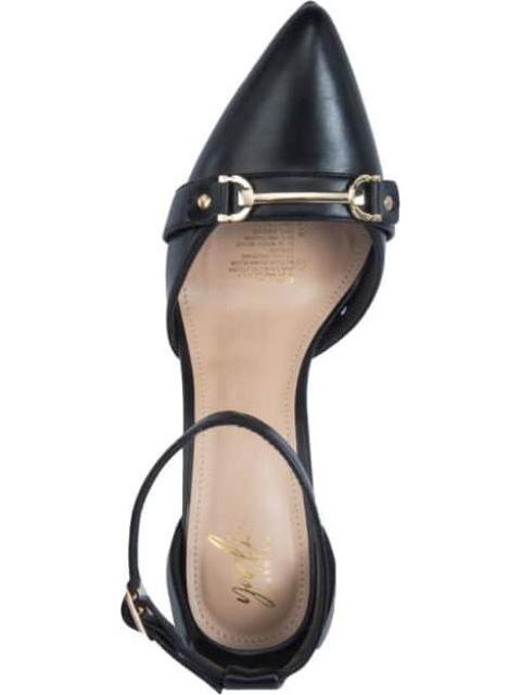 ZAPATILLA TACON ALTO CON PULSERA NEGRO YAELI FASHION
