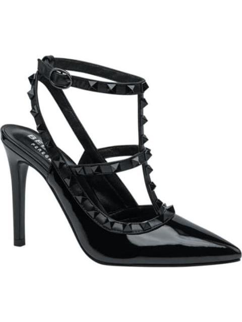 ZAPATILLA DESTALONADA CON ESTOPEROLES NEGRO BELINDA PEREGRIN