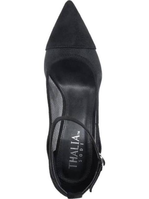 ZAPATILLA TACON ALTO MALLA NEGRO THALIA SODI