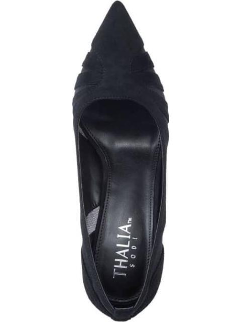 ZAPATILLA TACON ALTO MALLA NEGRO THALIA SODI