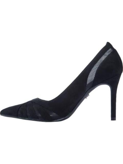 ZAPATILLA TACON ALTO MALLA NEGRO THALIA SODI