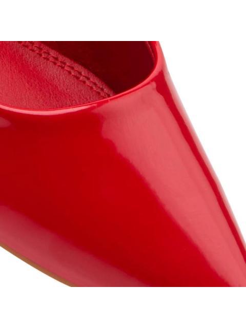 KIT ZAPATILLAS CHAROL TACON DELGADO ROJO YAELI