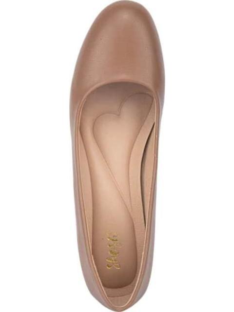 ZAPATILLA TACON BAJO TAUPE SHOSH