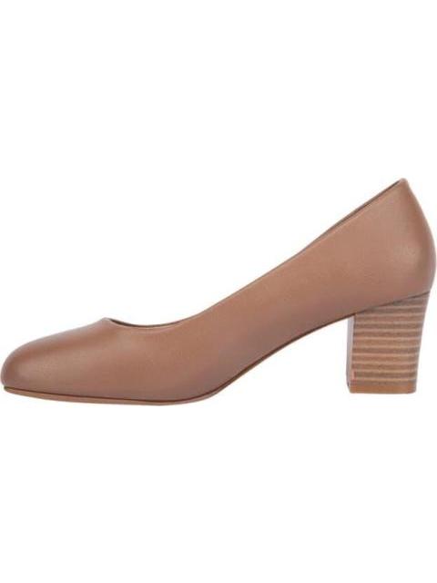 ZAPATILLA TACON BAJO TAUPE SHOSH