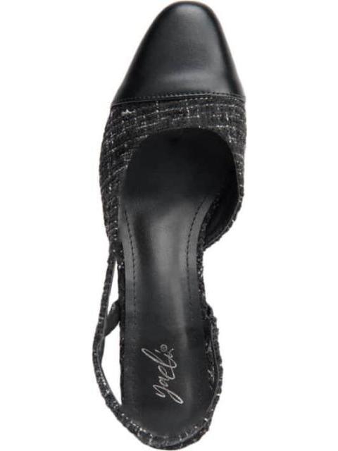 ZAPATILLA TWEED NEGRO YAELI