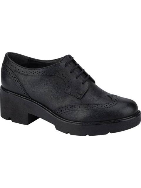 ZAPATO BOSTONIANO DE PIEL NEGRO SEDUCTA