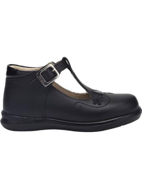 ZAPATO BOTIN ESCOLAR PIEL NEGRO DOGI