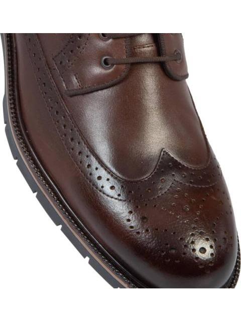 ZAPATO CASUAL DE PIEL CAFE MICHEL DOMIT