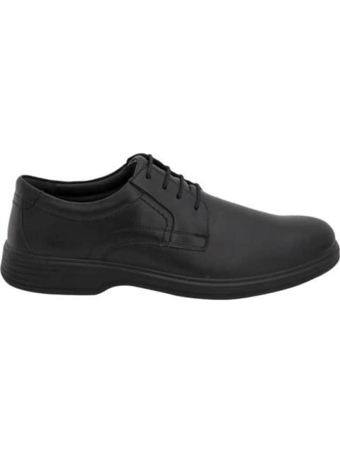 ZAPATO CASUAL DE PIEL DERBY NEGRO FLEXI