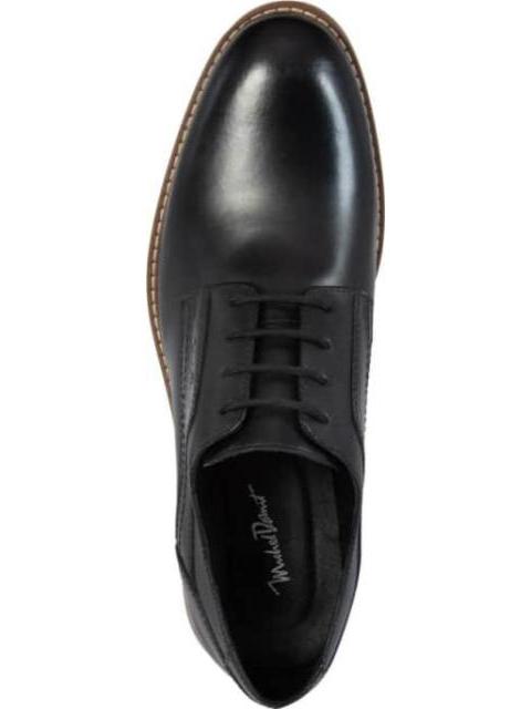 ZAPATO CASUAL DE PIEL NEGRO MICHEL DOMIT