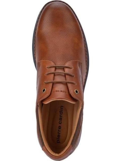 ZAPATO CASUAL DERBY COGNAC PIERRE CARDIN