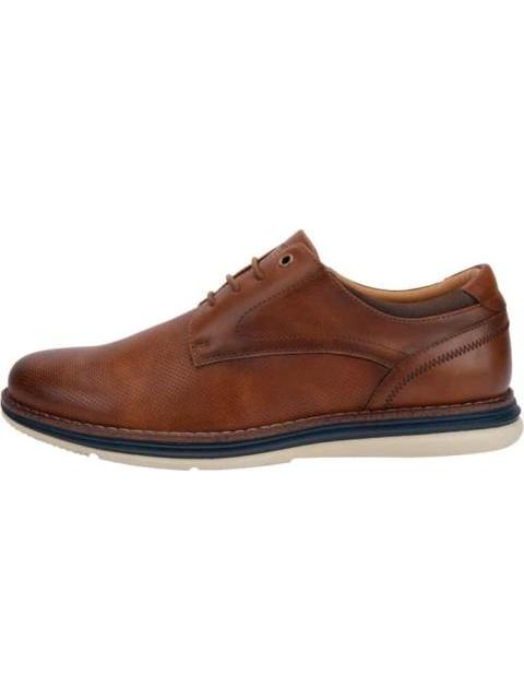 ZAPATO CASUAL DERBY COGNAC PIERRE CARDIN