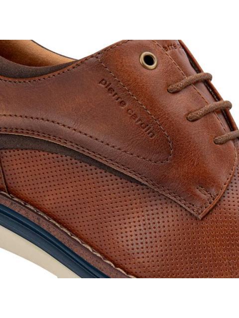ZAPATO CASUAL DERBY COGNAC PIERRE CARDIN