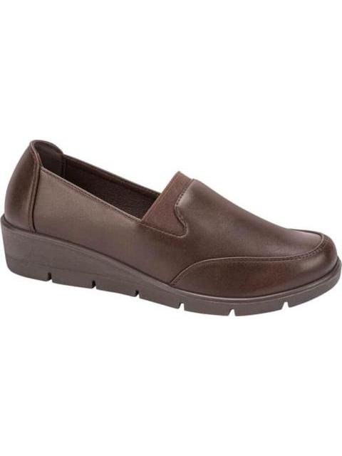 ZAPATO CON ELASTICO CAFE SHOSH CONFORT