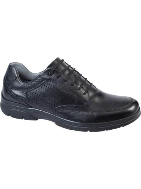 ZAPATO CONFORT DE PIEL NEGRO CALZADO PAZSTOR