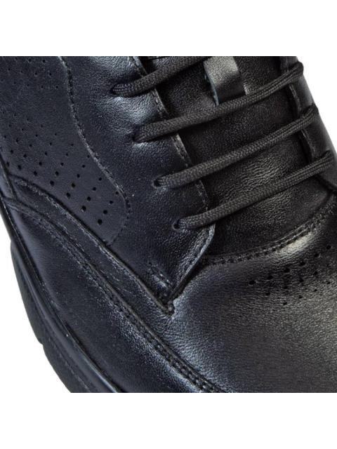 ZAPATO CONFORT DE PIEL NEGRO CALZADO PAZSTOR