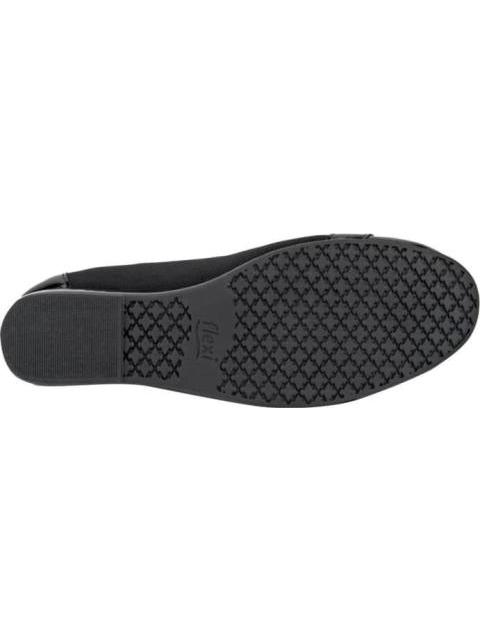 ZAPATO DE CUÑA CON HERRAJE NEGRO FLEXI